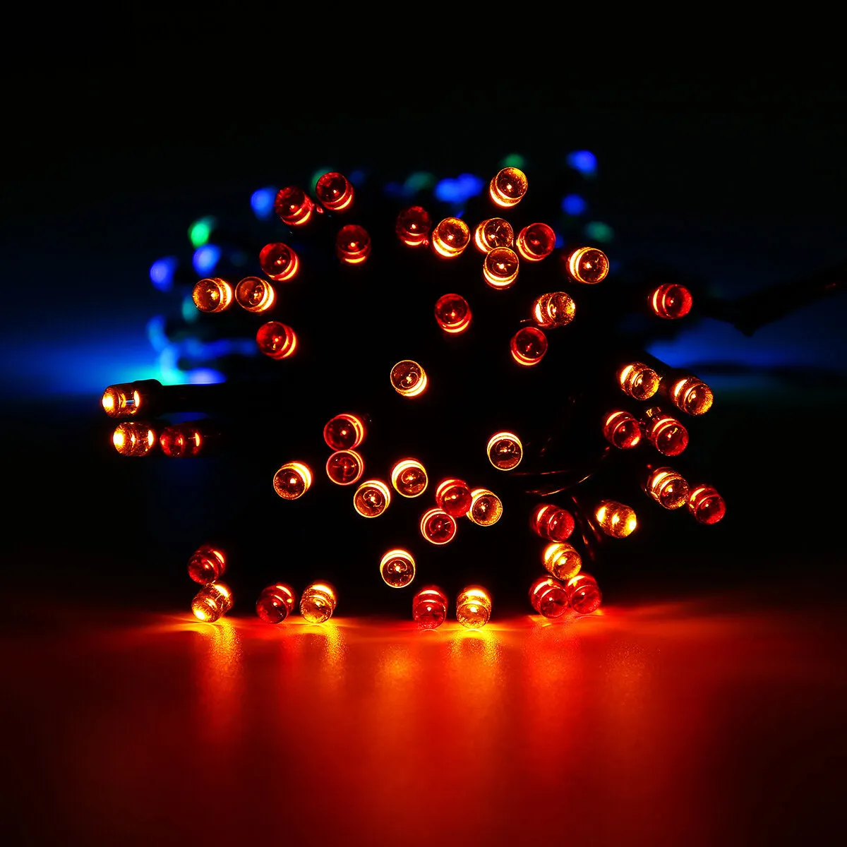 12M 8 Modes Outdoor 100LED Solar Fairy String Light Waterproof Garden Yard Holiday Christmas Decor