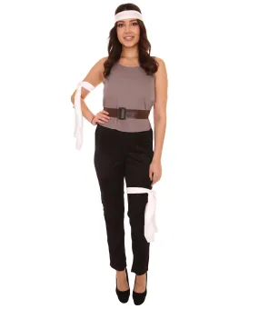 Adult Women's New Treasure Hunter video game Costume , Brunette and Black Cosplay Costume