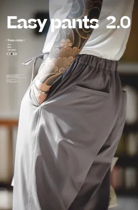 American Retro Casual Easy Pants Anti-Wrinkle Men's Trousers
