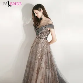 Banquet evening dress women new host party dress temperament thin