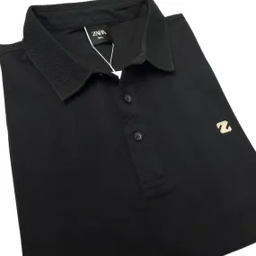 BIG- ZR designer polo shirt | Black
