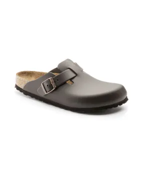 BIRKENSTOCK BOSTON NARROW FIT IN DARK BROWN