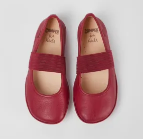 CAMPER Right Leather Ballerinas Pink