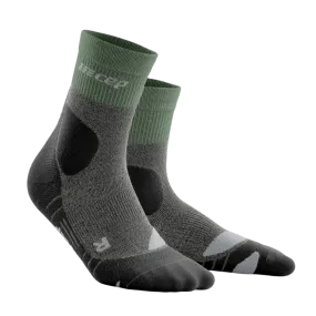 CEP Women's Hiking Merino Mid-Cut Socks - Green/Grey