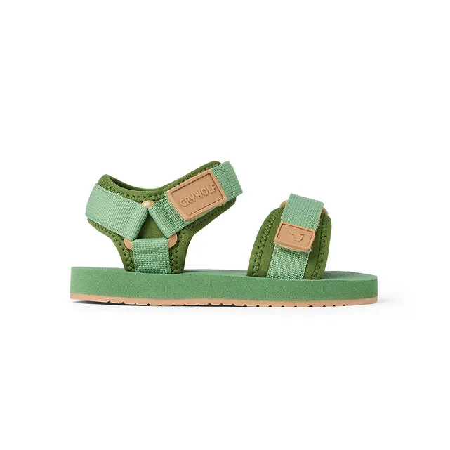 CRYWOLF Beach Sandal - Coastal Green