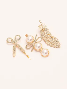 Embellished Hair Clip Set