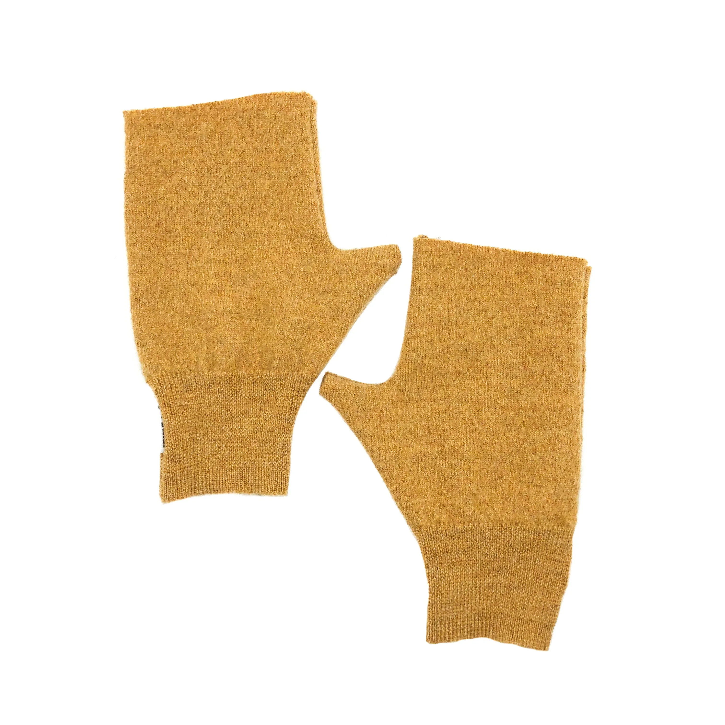Fingerless Mittens | Golden Yellow