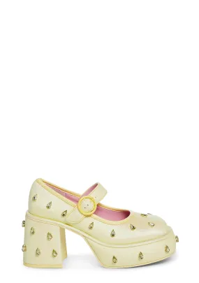 Fruit Fusion Platform Mary Janes - Lemon