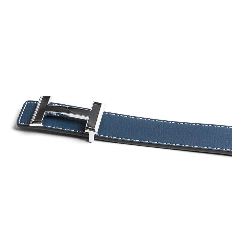 Grande H Leather Belt