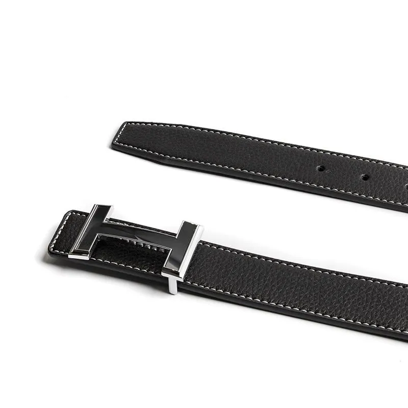 Grande H Leather Belt