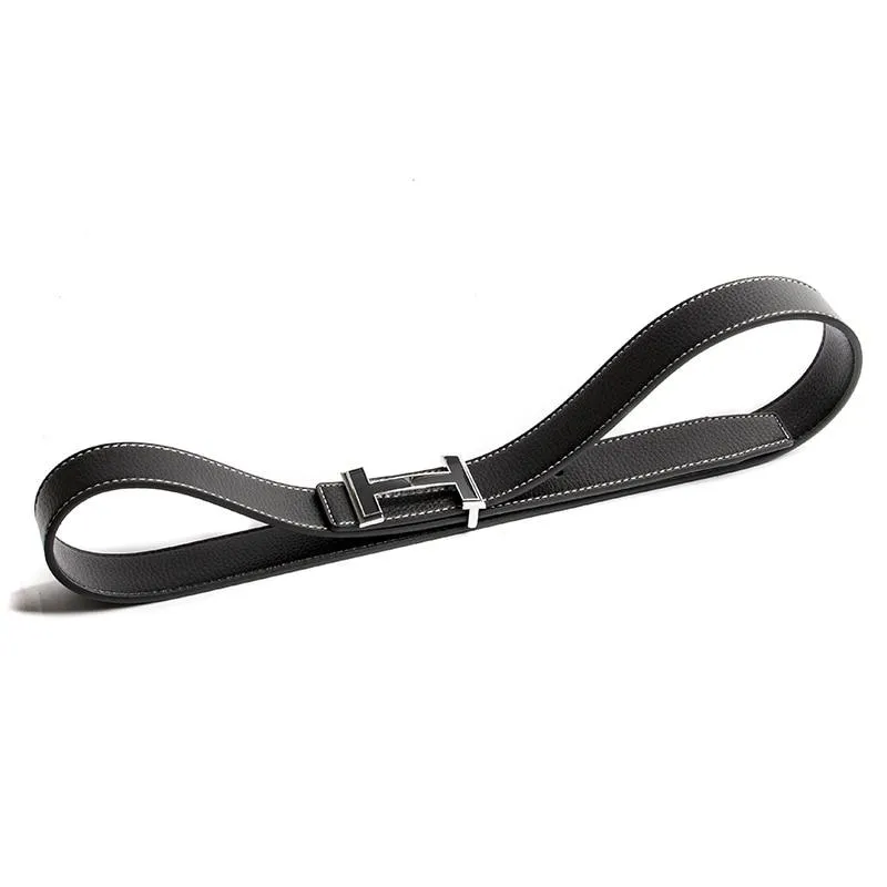Grande H Leather Belt
