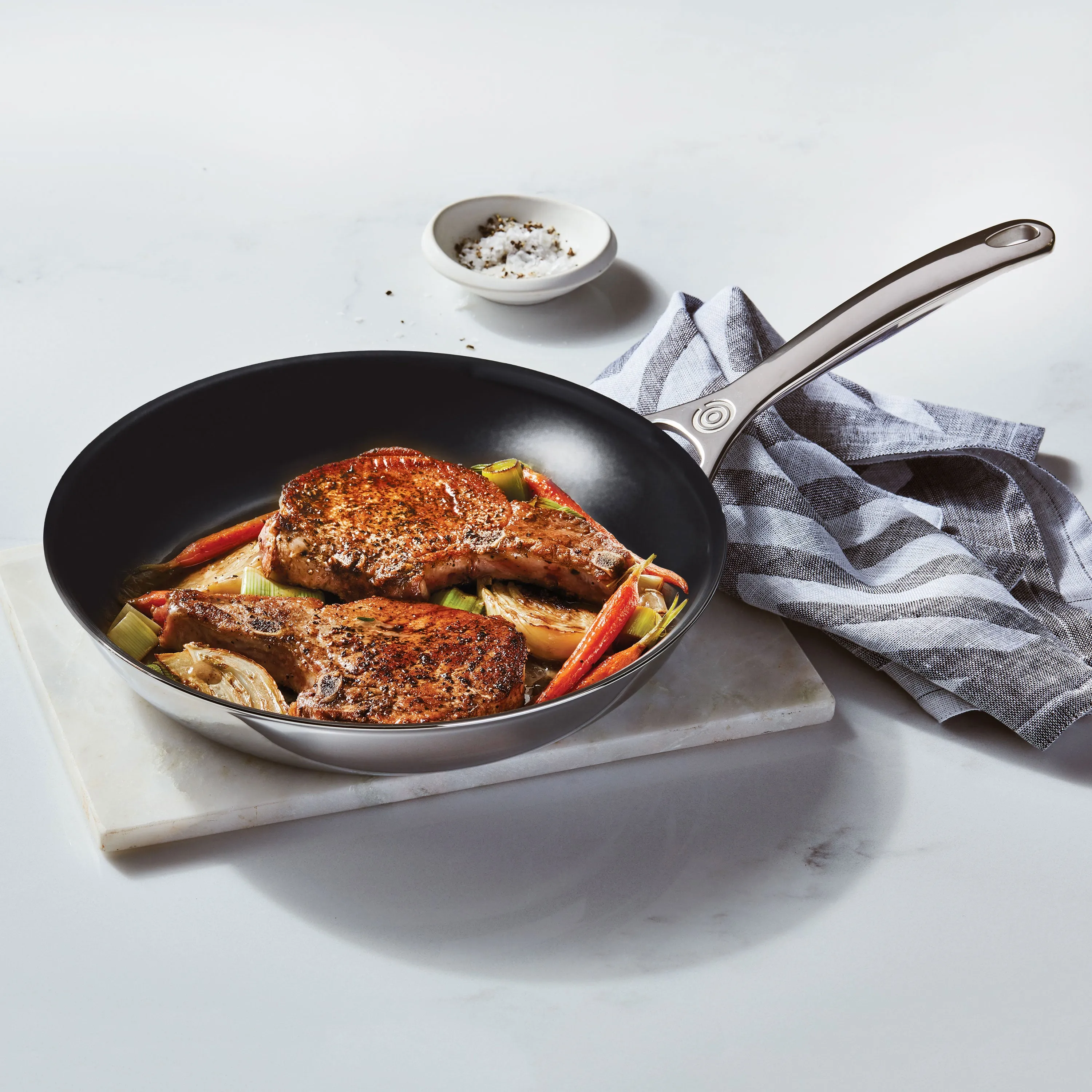 Le Creuset Stainless Steel 12" Nonstick Skillet