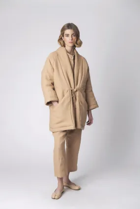 LOESS - MONICA LINEN PUFFER COAT