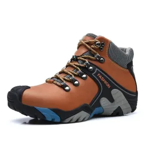 Men's Winter Warm Waterproof Lace Up Boots