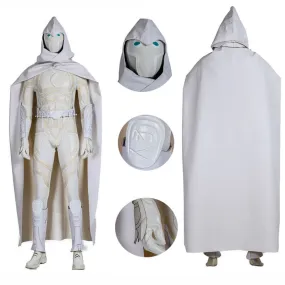 Moon Knight Cosplay Costume Suit Classic Moon Kight White Halloween Cosplay Suit