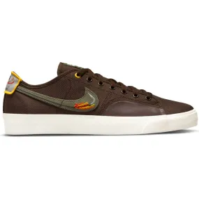 Nike SB BLZR Court DVDL Skateboarding Shoes - Baroque Brown/Medium Olive-Light Bone