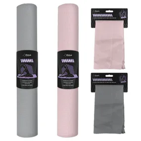 Non-Slip Lightweight Yoga Mat 130cm x 58cm | Yoga Mat Carry Bags aslo available