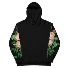 Pink Rose Sleeves Hoodie