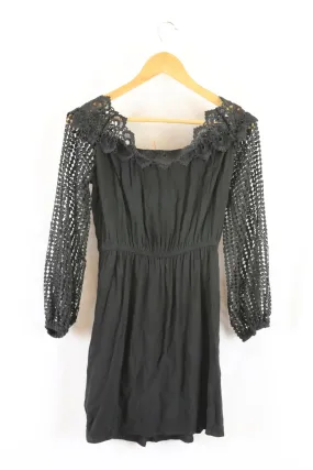 Sportgirl Black Off-The-Shoulder Dress 8