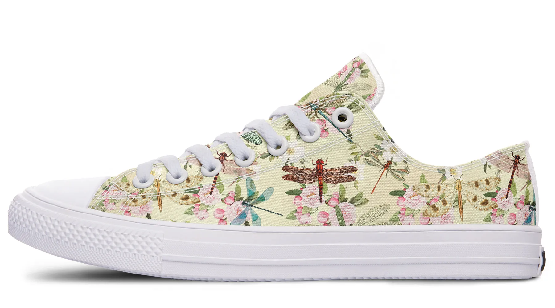Vintage Dragonflies Low Tops