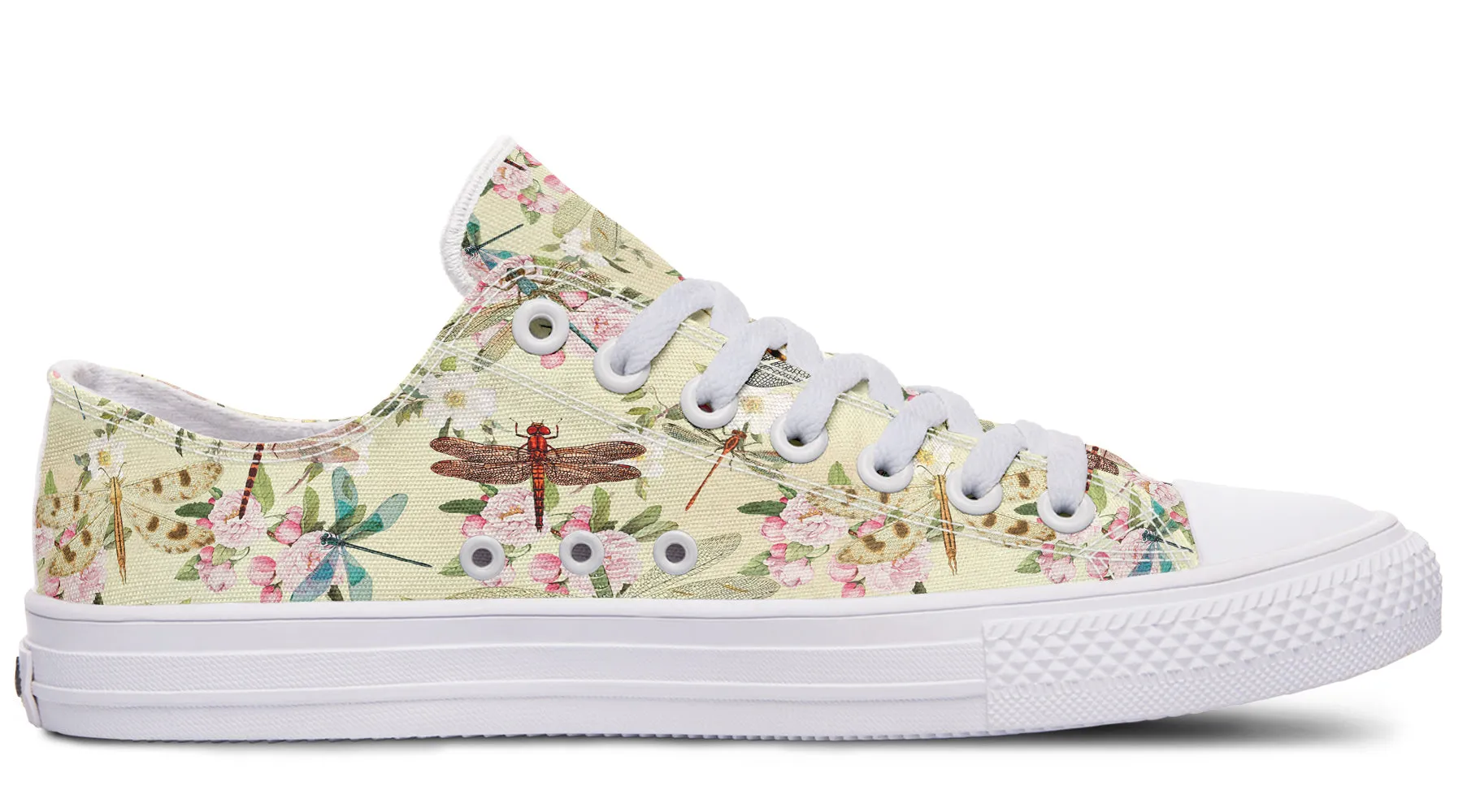 Vintage Dragonflies Low Tops