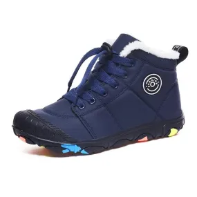 Winter Children Sneakers - Warm Barefoot Snow Boots for Boys and Girls