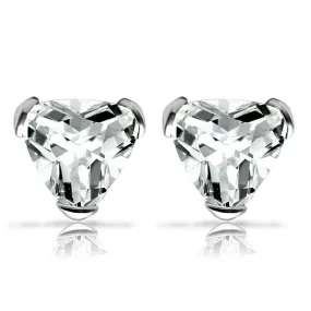 Women's Earrings - LOS048 - Rhodium 925 Sterling Silver