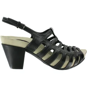 Women's Earthies Siena Black Leather