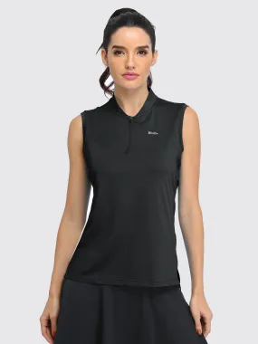 Women's Sleeveless Golf Polo Shirts